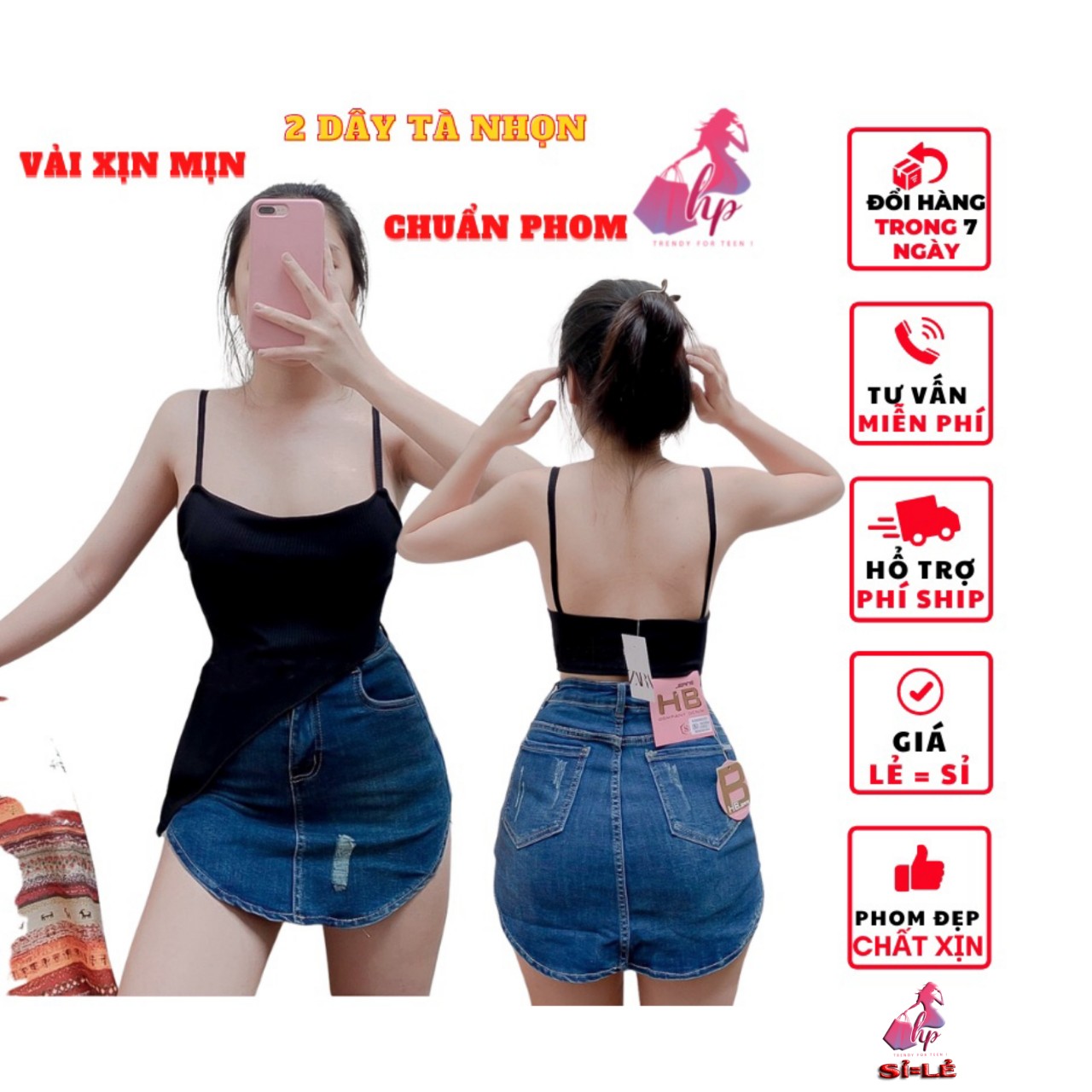 Áo 2 dây nữ kiểu ôm body tà xéo hở lưng có mút ngực kiểu hàn quốc thời trang A70