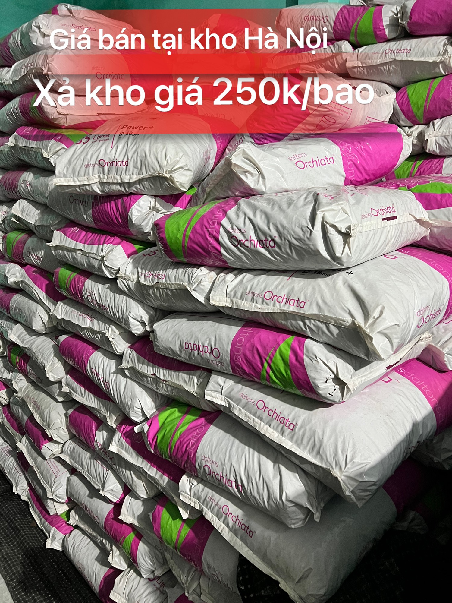 1kg Vỏ thông Orchiata New Zealand, nhẹ, xốp, thoát nước nhanh và giữ ẩm tốt giúp bảo vệ bộ rễ và bề mặt khỏi bị khô úng