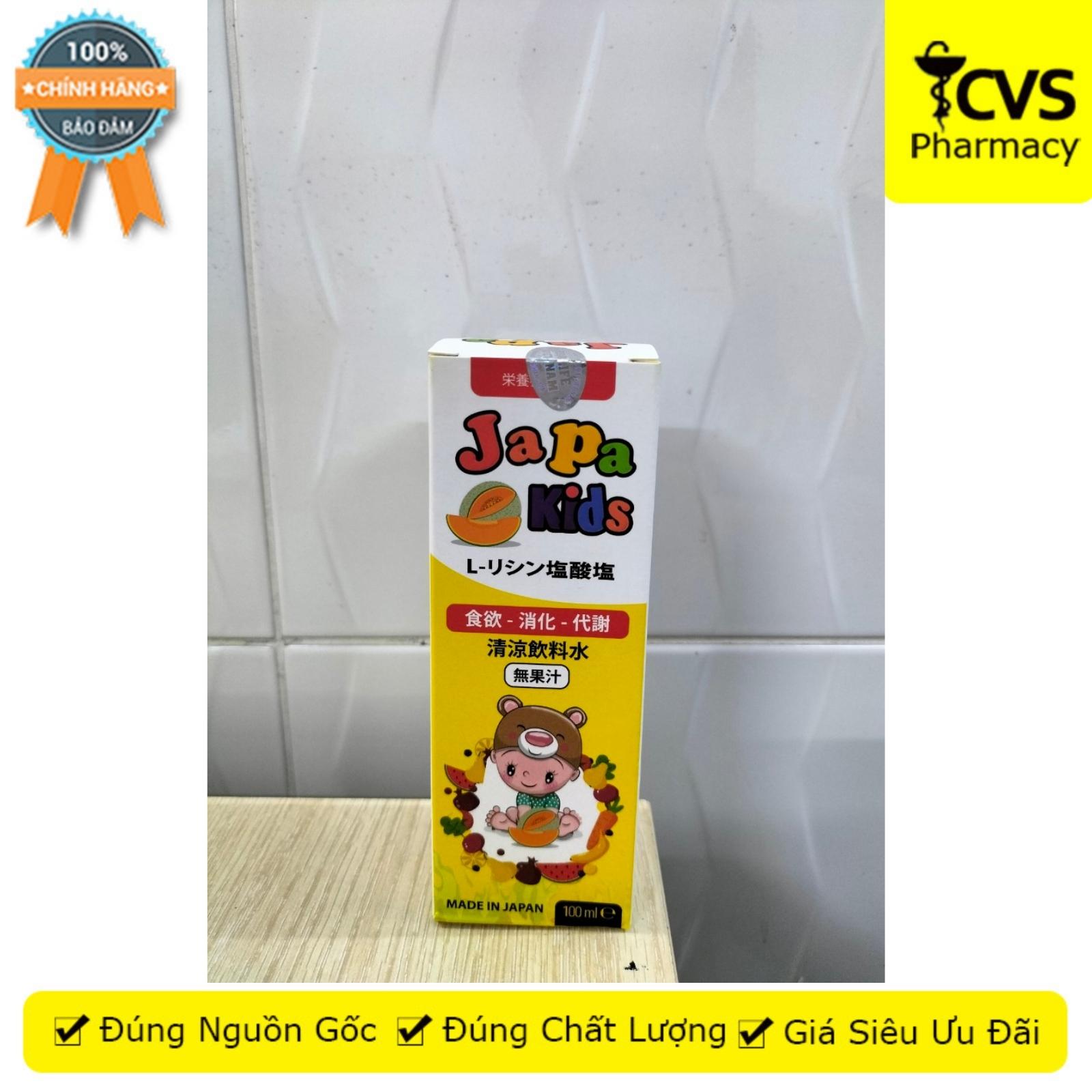 Japa Kids Xử Lý Biếng Ăn, Tăng Chiều Cao Cho Bé - 100 ML - CVS Pharmacy