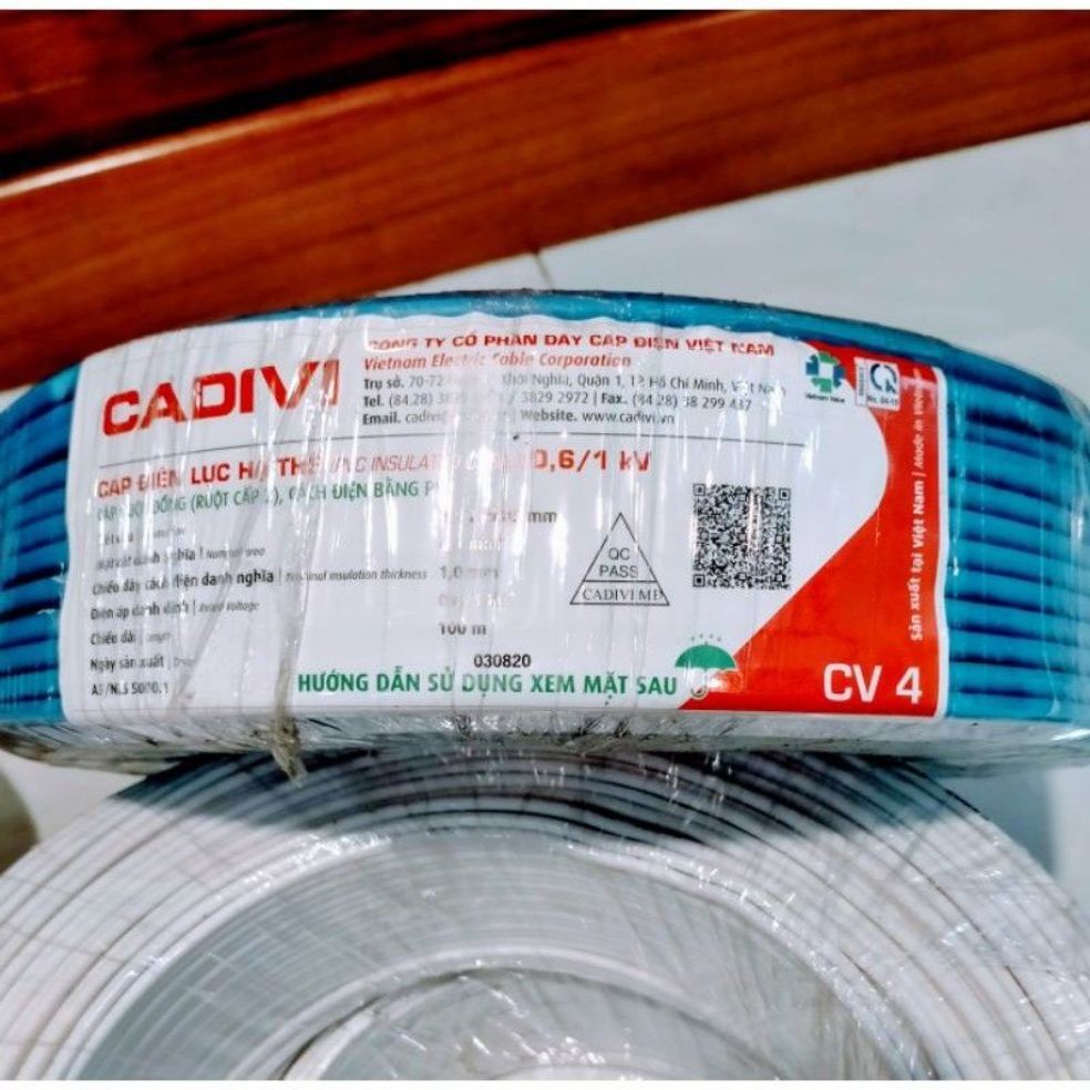 [HCM]5m Dây điện đơn 4.0 CADIVI