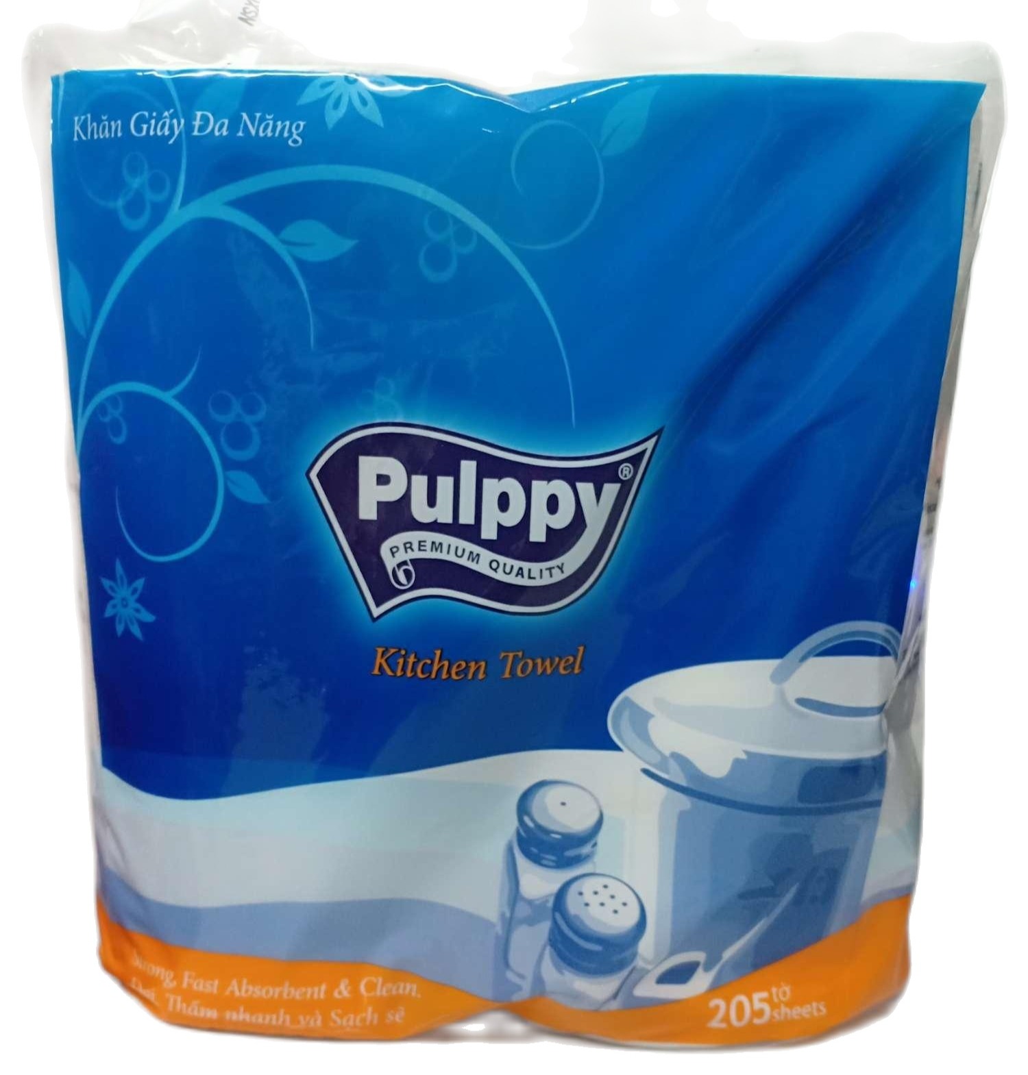 [HCM]giấy bếp pupply 2C xanh