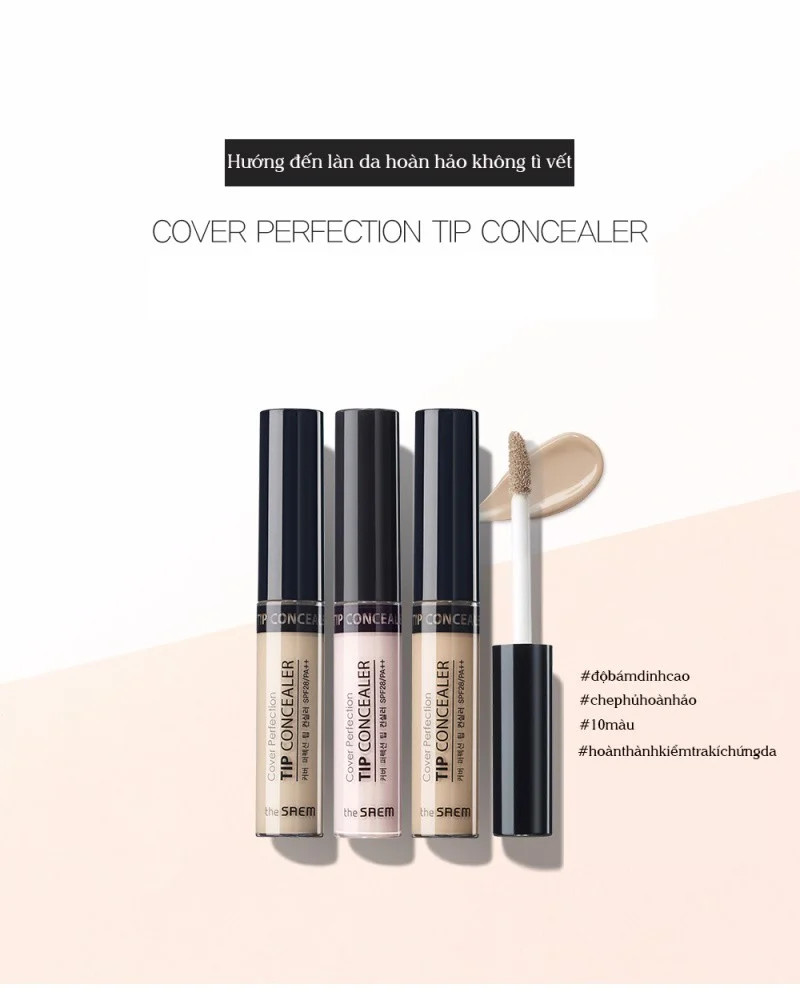 𝐂𝐇𝐄 𝐊𝐇𝐔𝐘𝐄̂́𝐓 đ𝐈𝐄̂̉𝐌 𝐓𝐇𝐄 𝐒𝐀 𝐌𝐄 - che khuyết điểm mỏng nhẹ spf 28