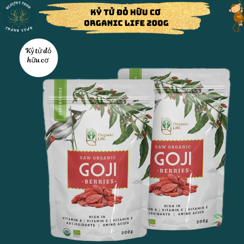 Kỷ tử hữu cơ organic life 200g