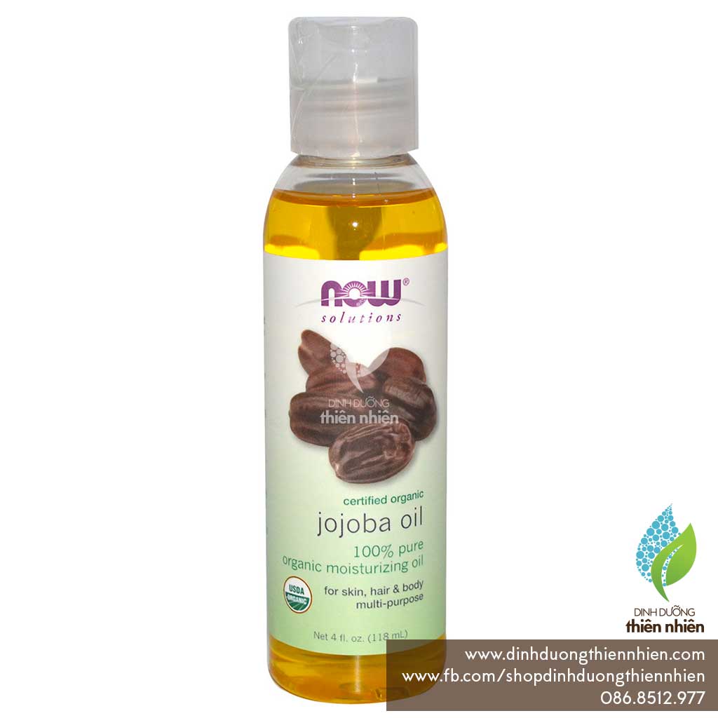 [HCM]Dầu Jojoba Hữu Cơ Now Solutions Organic Jojoba Oil 118ml