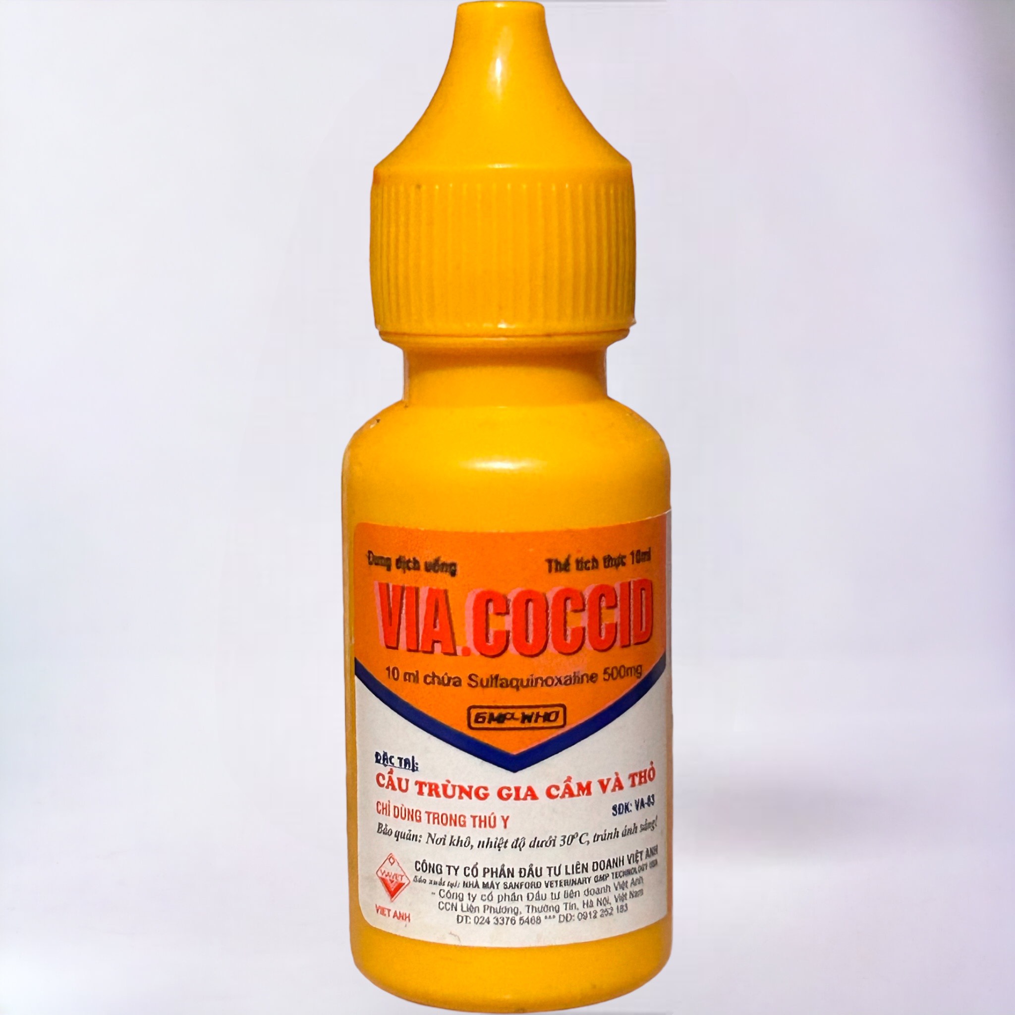 1 lọ Via.coccid 10ml lọ dứt điểm cầu trùng thỏ, gà, vịt, ngan, chuột hamster