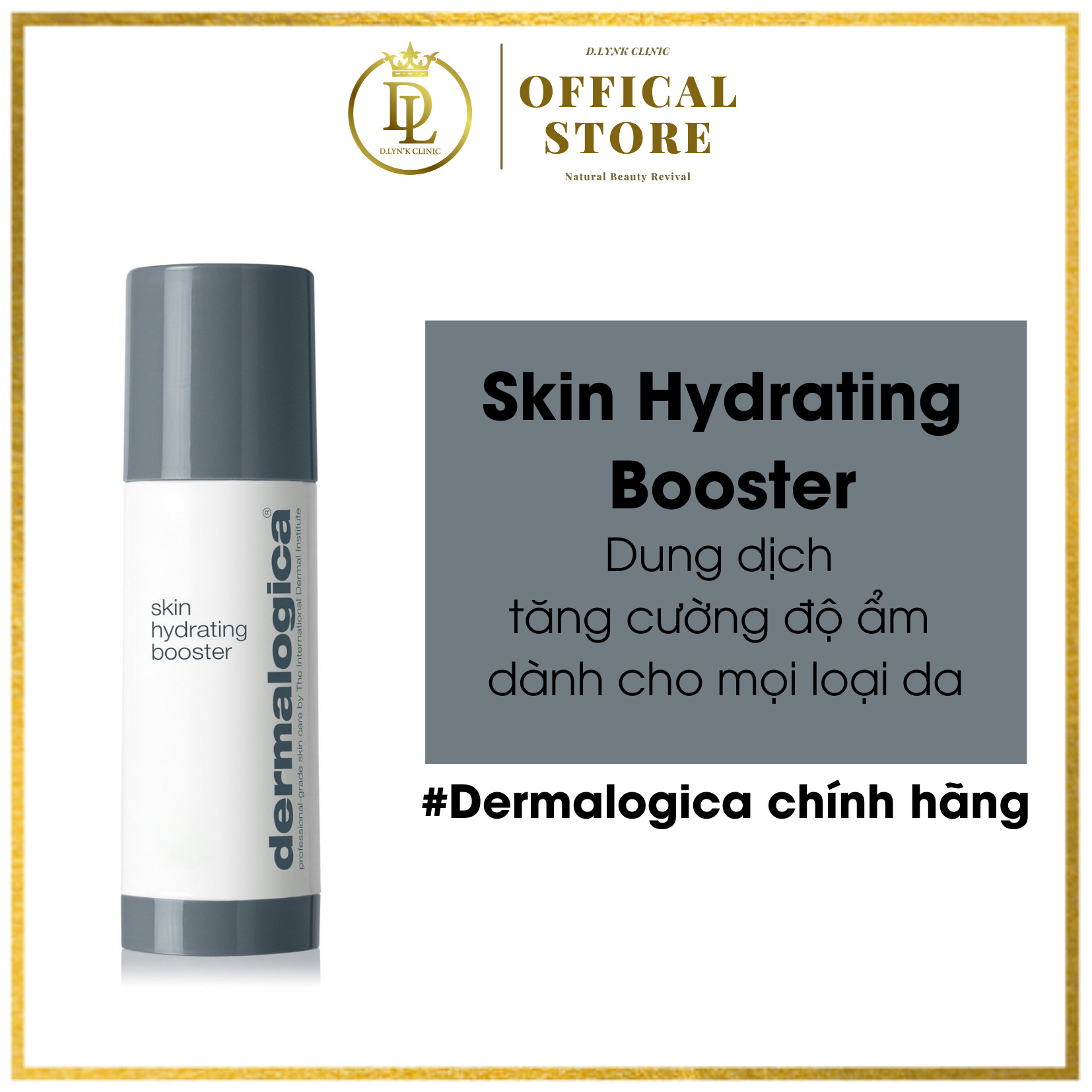 Serum tinh chất cô đặc tăng cường độ ẩm cho làn da thiếu ẩm, da lão hoá Dermalogica Skin Hydrating Booster 30ml