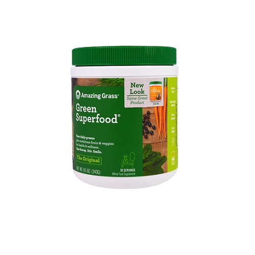 BỘT SIÊU THỰC PHẨM XANH HỮU CƠ AMAZING GRASS 240G