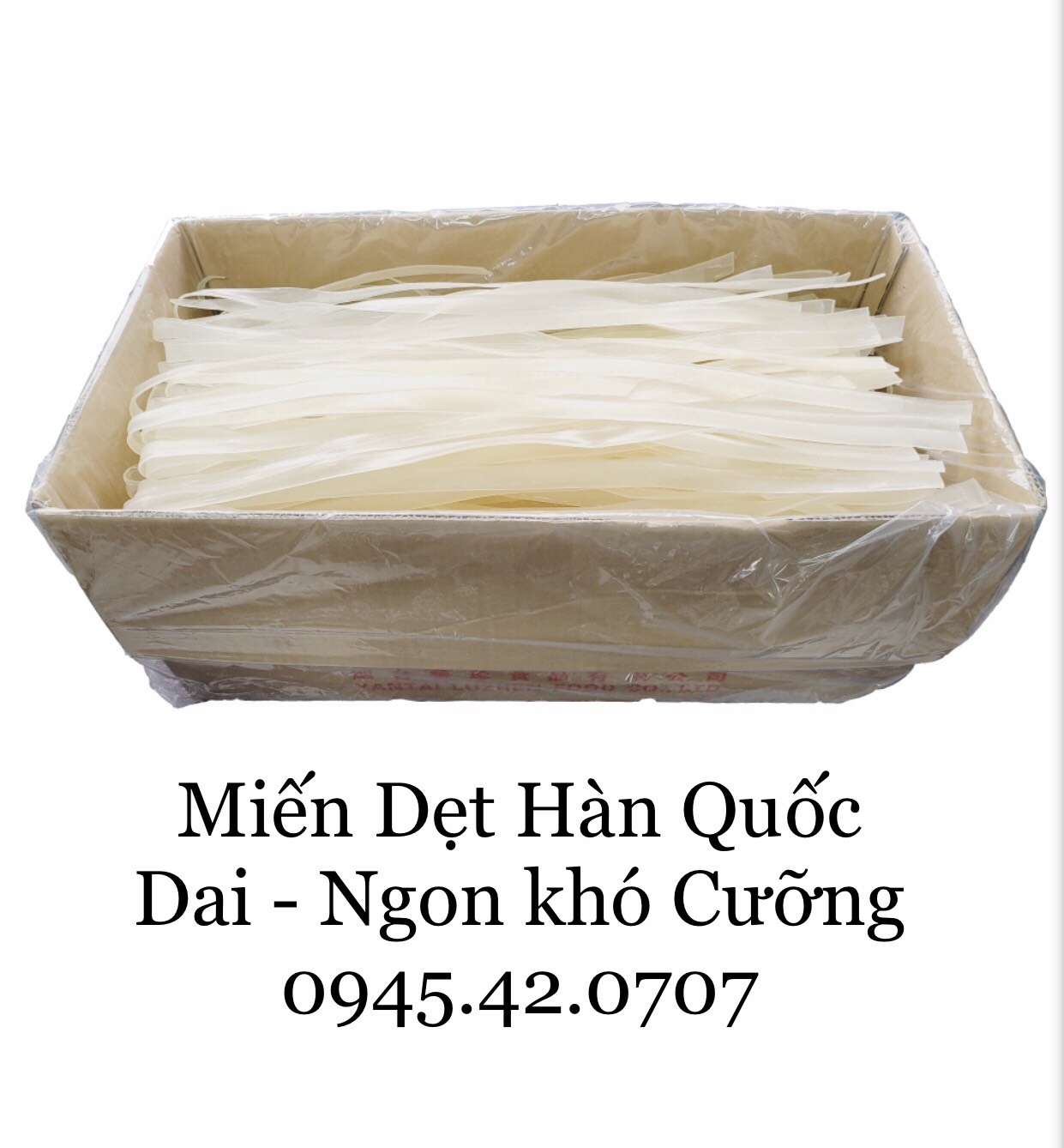 [Hàng hot] 0.5 KG Miến dẹt Khoai Lang  Hàn Quốc ( Date 2023)