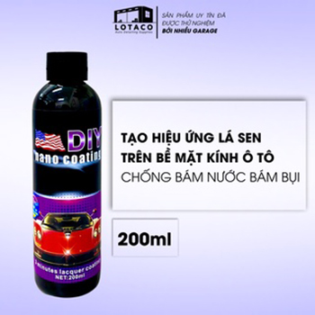 Dung dịch phủ kính chống bám nước LOTACO dung dịch phủ nano thân vỏ ô tô