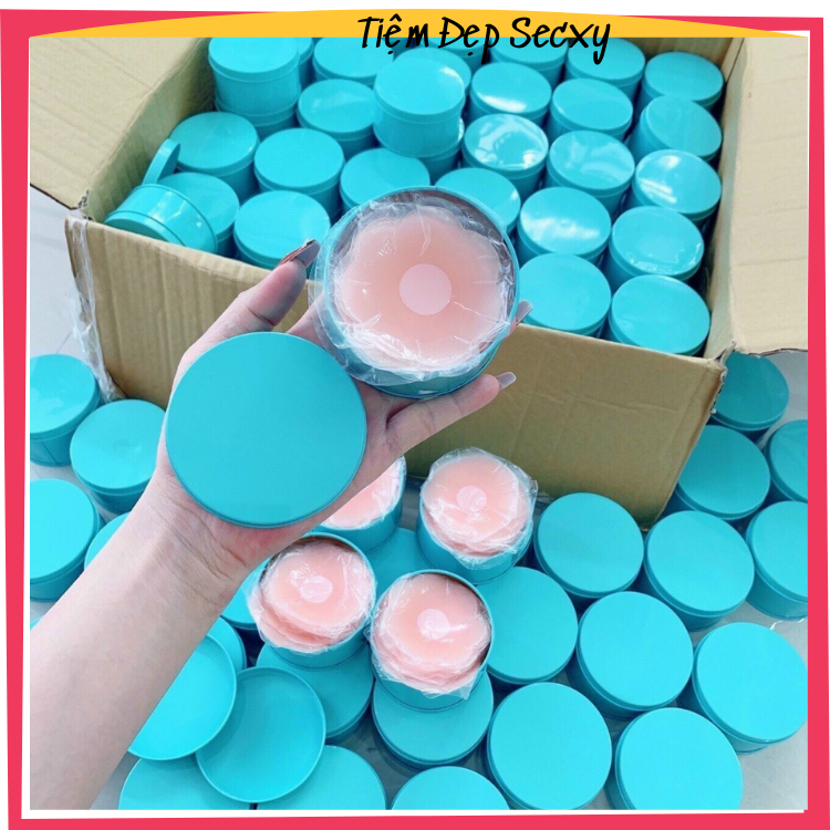 Hộp 10 miếng dán ti silicon - Miếng dán ngực chống nước - Miếng dán nhũ hoa,áo dán silicon, hộp dán ti, nhũ hoa, dán ti silicon