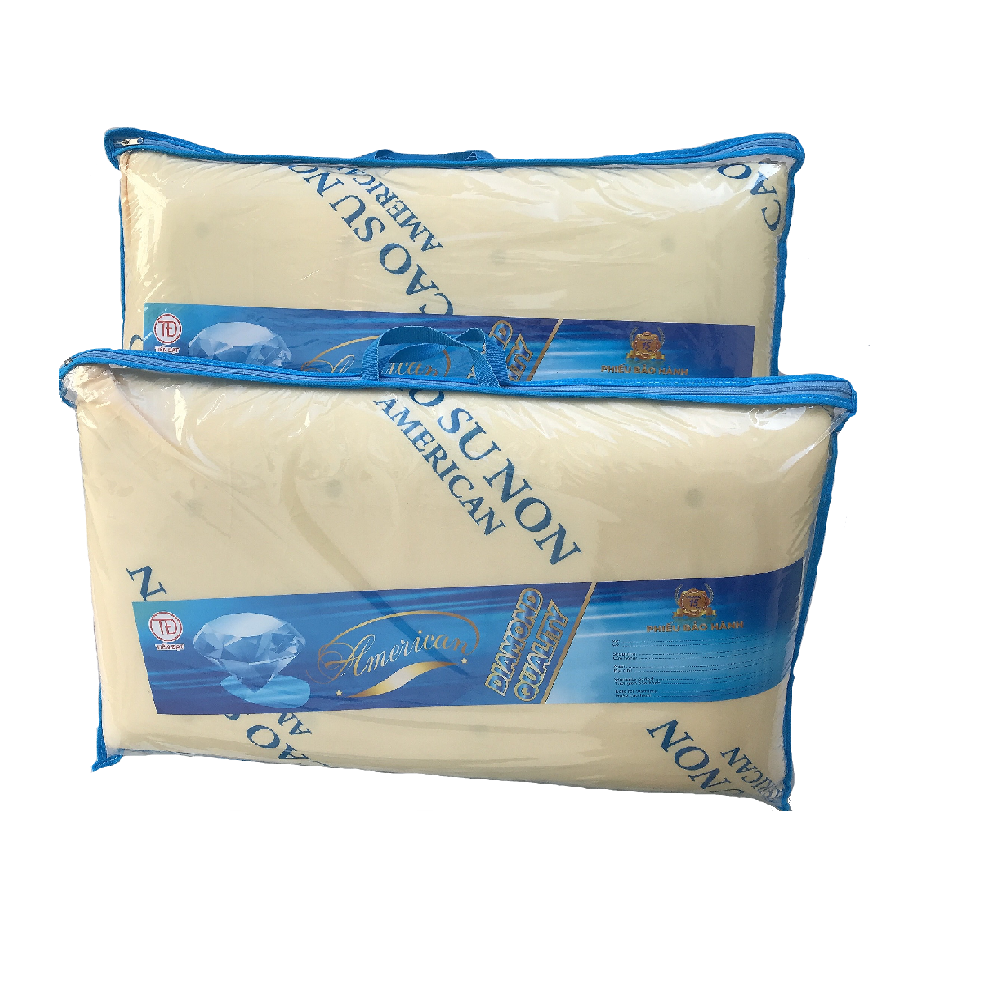Gối Nằm Cao Su Non Chất Lượng Cao. Đầu Tư Giấc Ngủ là Đầu Tư Cho Sức Khỏe (kt 40x60cm)