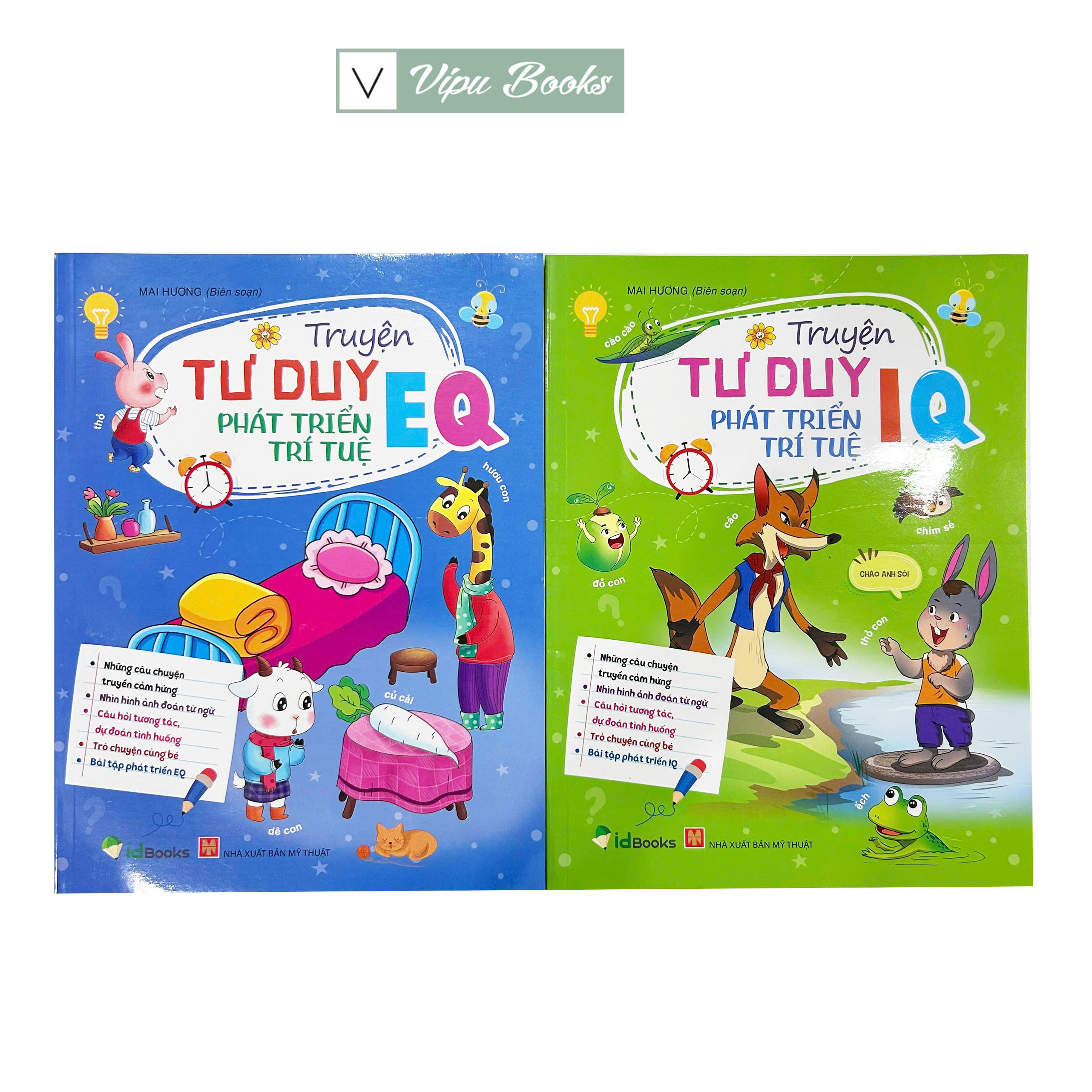 Sách - Trọn Bộ 2 Cuốn Truyện Tư Duy Phát Triển Trí Tuệ EQ IQ