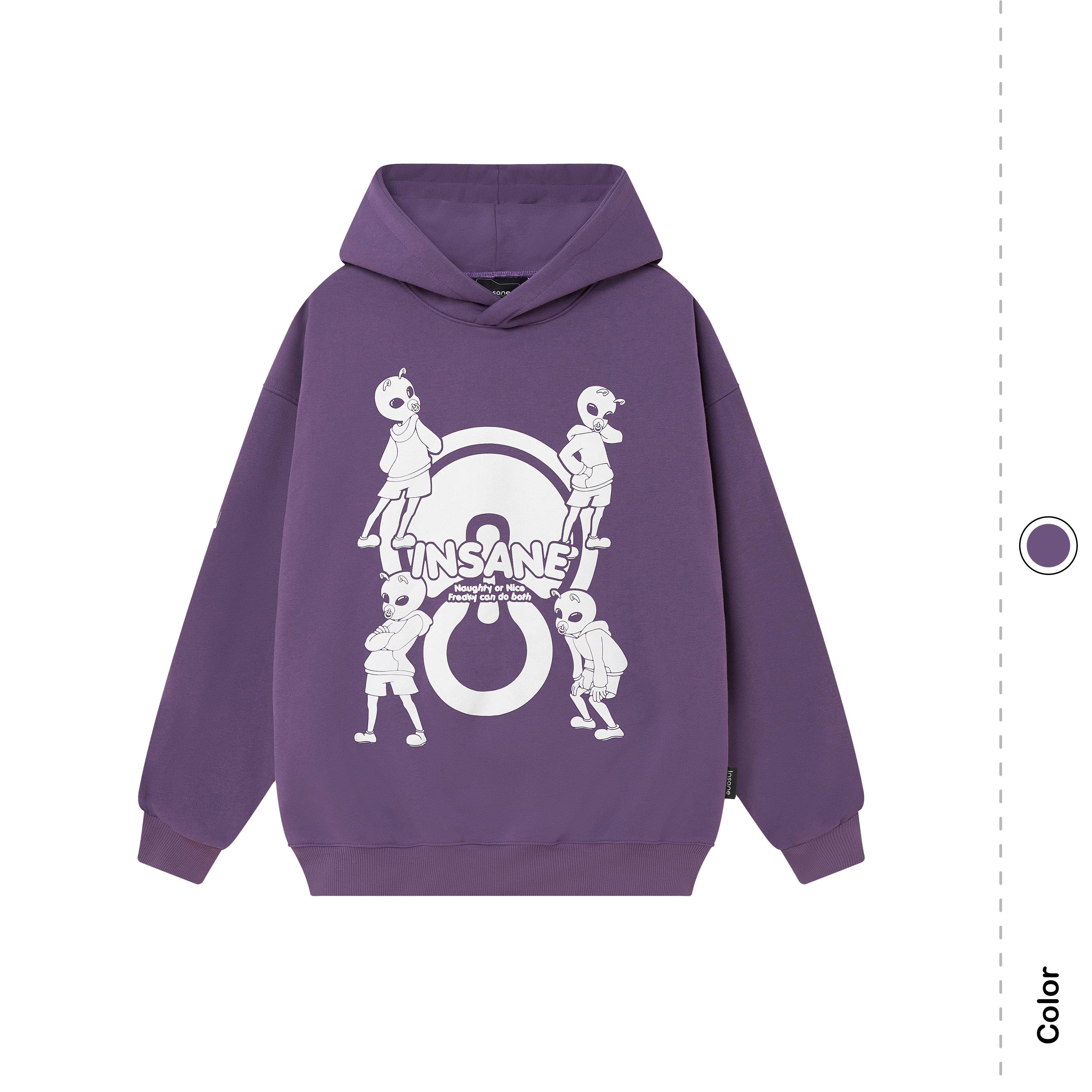 Áo Hoodie Insane l Naughty Hoodie - Purple