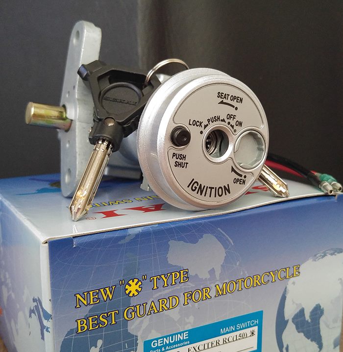 [HCM]Khóa 8 cạnh - Cho xe Exciter 150 Nouvo 5 Luvias Jupiter FI Sirius RC FI chế cho Nouvo 6 loại không có remote