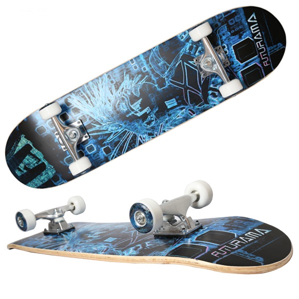 Ván Trượt Skateboard Thể Thao Trẻ Em Người Lớn Gỗ Phong Ép 8 Lớp Bánh Cao Su Siêu Bền Chịu Lực Tốt