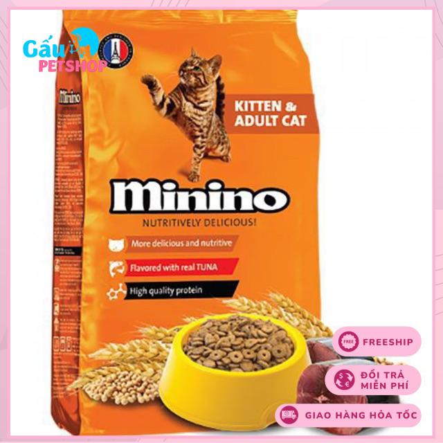 THỨC ĂN HẠT KHÔ MININO VỊ CÁ NGỪ CHO MÈO