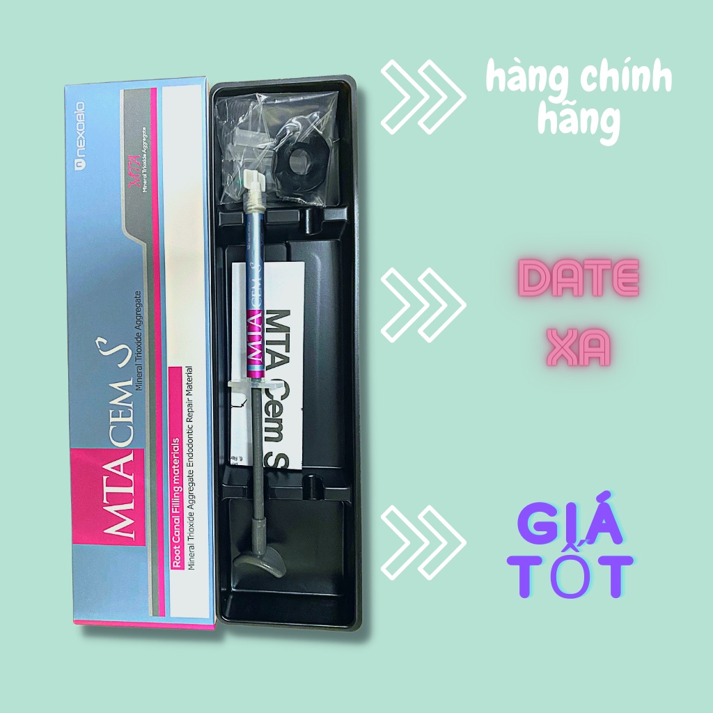 Trám bít ống tủy nha khoa -mta cem's sản suất tại hàn quốc ,trọng lượng 2,2g