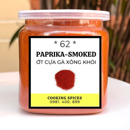 Bột ớt cựa gà vị khói không cay Paprika Smoked