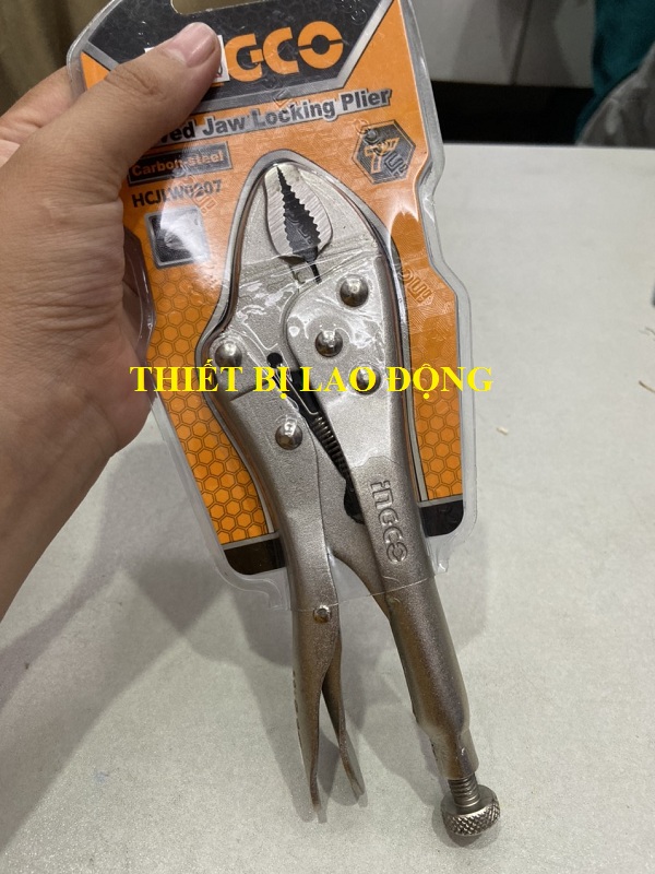 Kềm bấm khóa ingco hcjlw0207