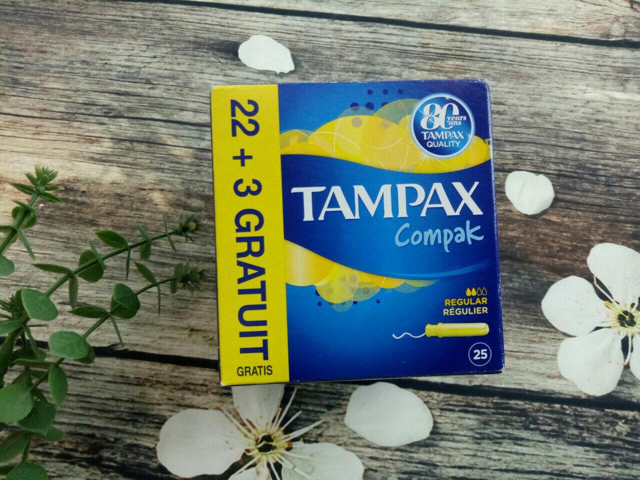 [HCM]Băng vệ sinh Tampon Tampax Compak Regular