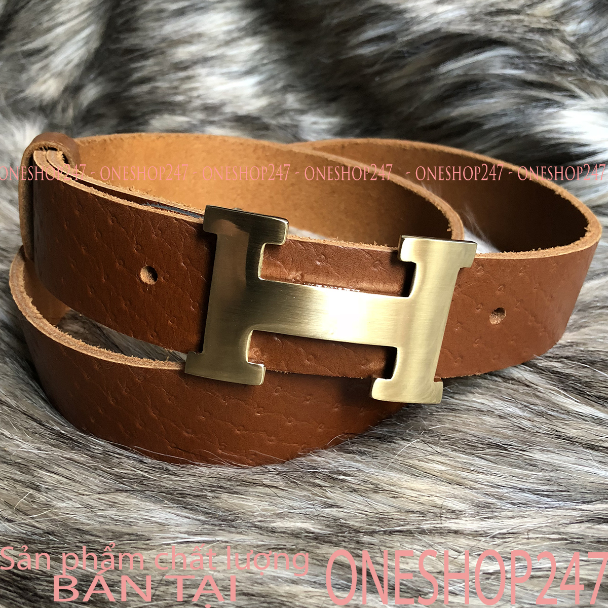 Thắt lưng DA BÒ 100%  Dây nịt  nam da bò 100%. ONESHOP247 A55TL