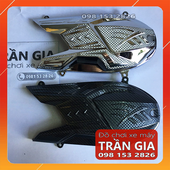 [FreeshipMAX] Ốp lốc máy lớn xe AB 125 150 airblade 2020-2021-2022 ốp che lốc nồi sau xi inox cacbon