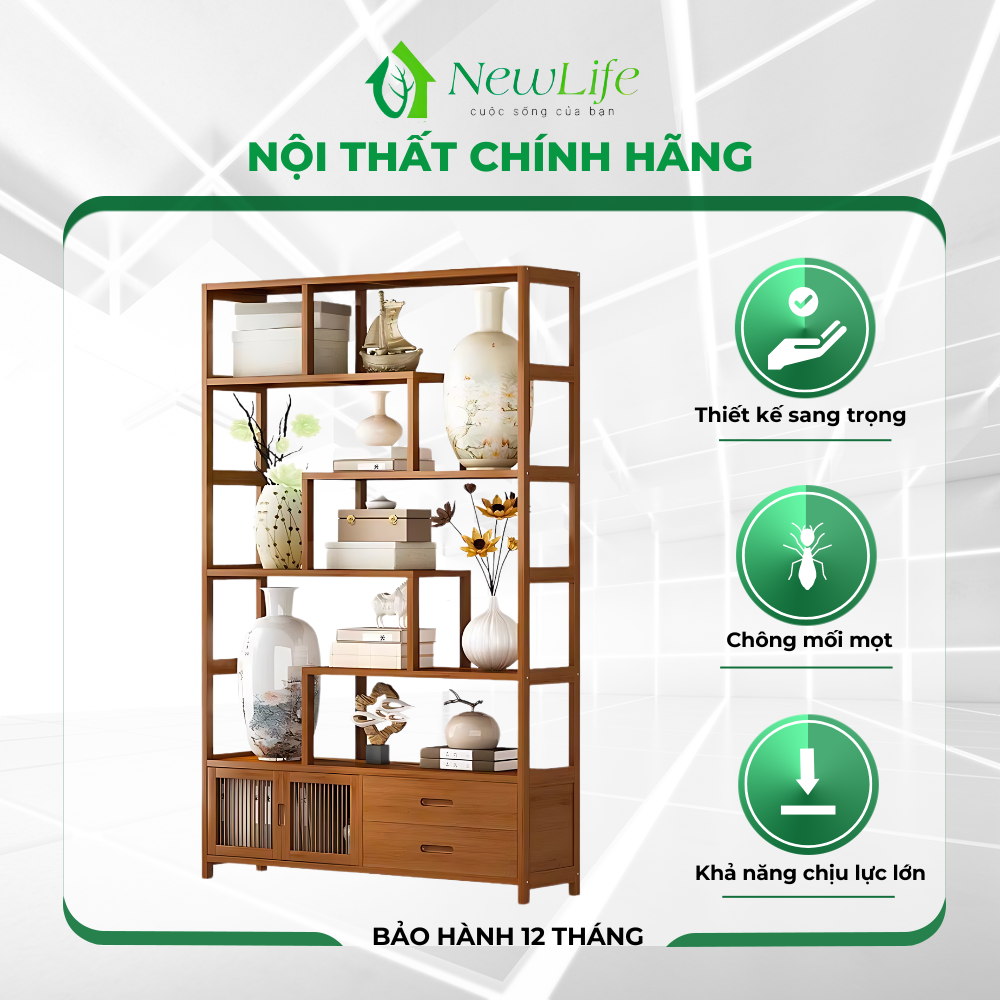 Tủ trang trí sắp xếp đồ decor phòng đẹp, kệ trang trí nhà cửa để sách và các vật dụng trưng bày