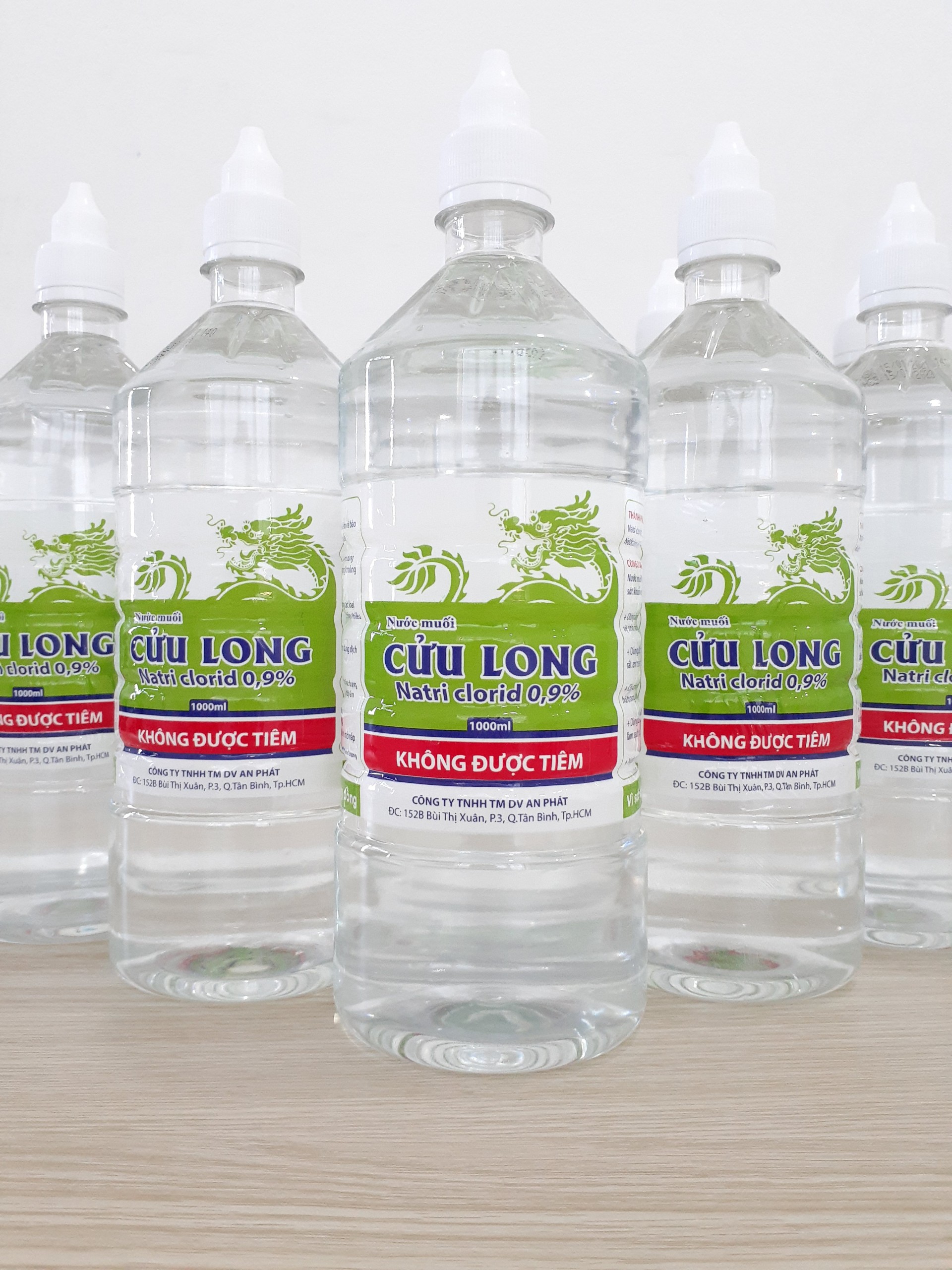 [HCM]Nước Muối Sinh Lý Cửu Long Natriclorid 0.9% (Thùng 1000ml/12 chai)