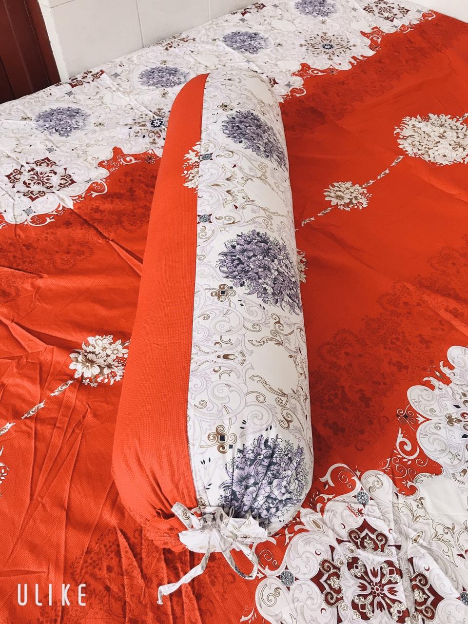 [HCM GIAO NGẪU NHIÊN] Áo Gối Ôm 35 x 100cm Cotton May Từ Vải Cotton Thắng Lợi Mẫu Hoa Nhiều Màu - Vỏ Gối Bao Gối Thắng Lợi
