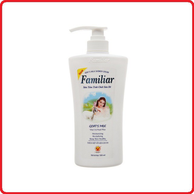 [HCM]Sữa tắm trắng da Familiar tinh chất sữa dê chai 450ml sản phẩm đa dạng chất lượng đảm bảo an toàn về sức khỏe người dùng cam kết hàng giống hình