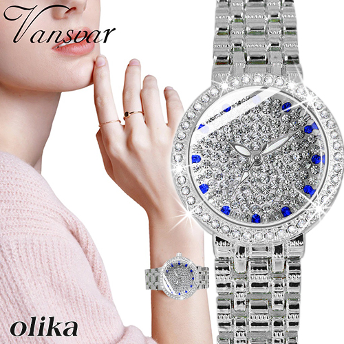 Đồng hồ nữ OLIKA JAPAN 8833 Đính Đá Sang Trọng - Tặng Kèm Pin ĐH Dự Phòng