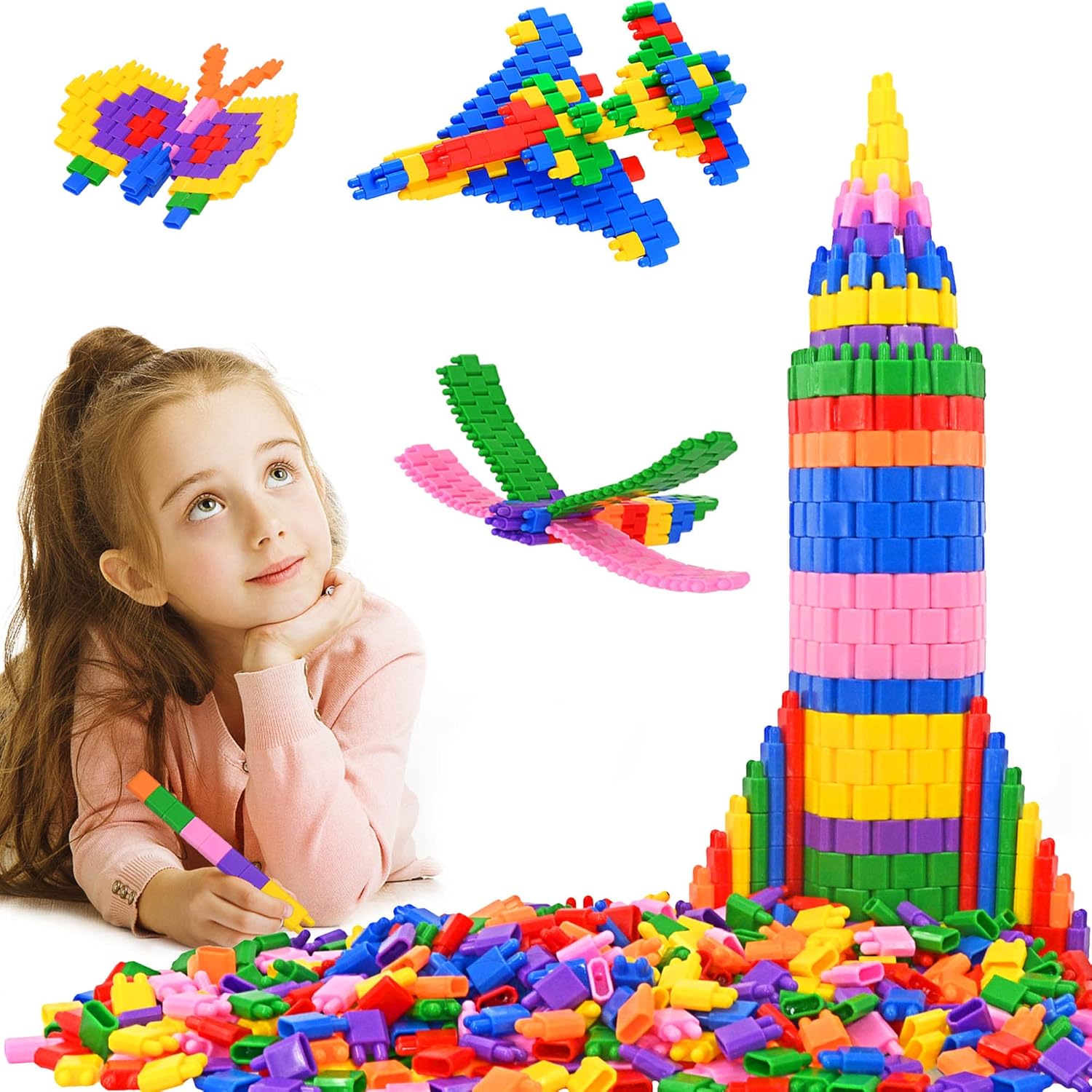 FUBAODA Children 600 Set of Building Blocks Building Block Toys – Learning Toy Set STEM Educational Set Children's Bran Development Preschool Kindergarten Toys Giá 911,795 Đồng*Miễn phí vận chuyển