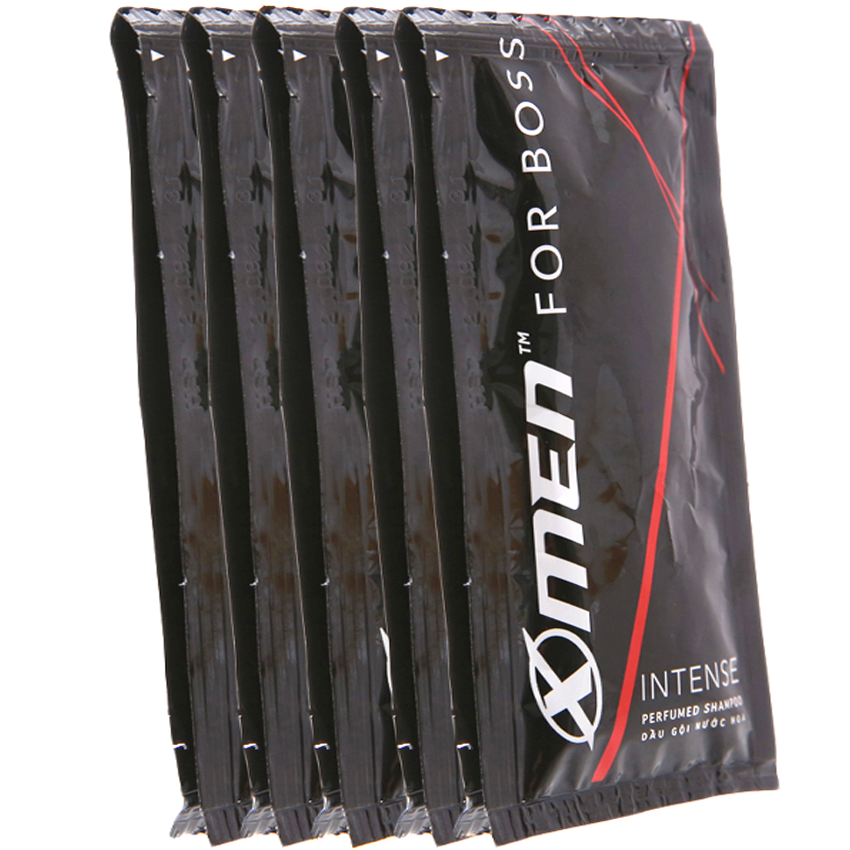 Dầu gội nước hoa x-men for boss intense 5g x 12 gói