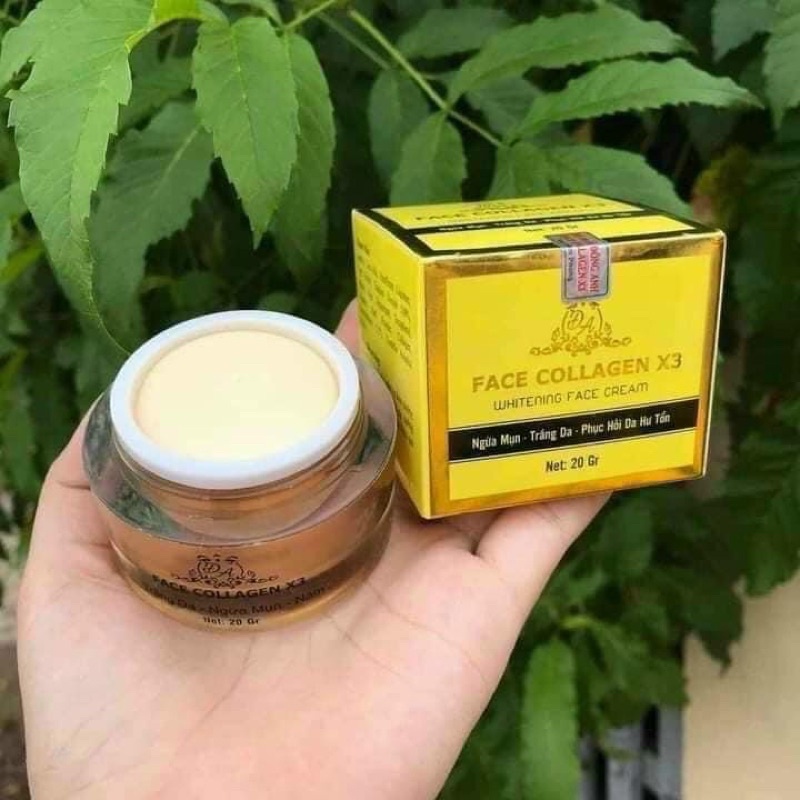 [Chính hãng ]Kem Face X3 collagen Đông anh - Kem Face X3 Mẫu mới 2021 20gr. Chống Lão Hóa, LÀM TRẮNG DA, Xóa Mờ Nếp Nhăn-, XÓA TÀN NHANG, ĐỐM NÂU