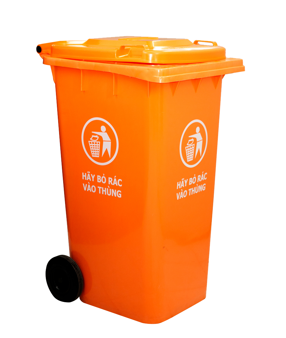 Thùng rác công cộng 240 lít đủ màu