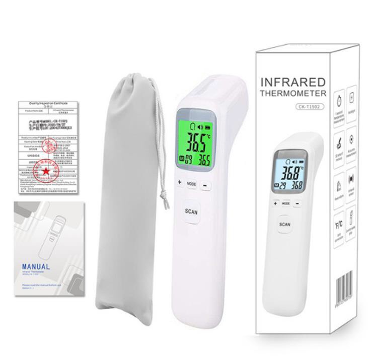 [HCM]Máy Nhiệt Kế Đo Trán Hồng Ngoại Điện Tử Infrared Thermometer CK - T1502