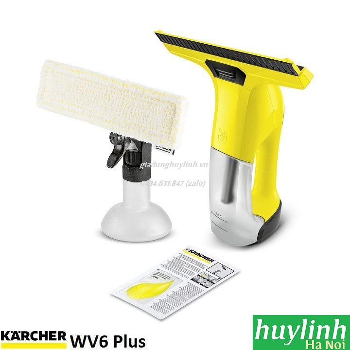 Máy lau kính dùng pin Karcher WV 6 Plus - Made in italy