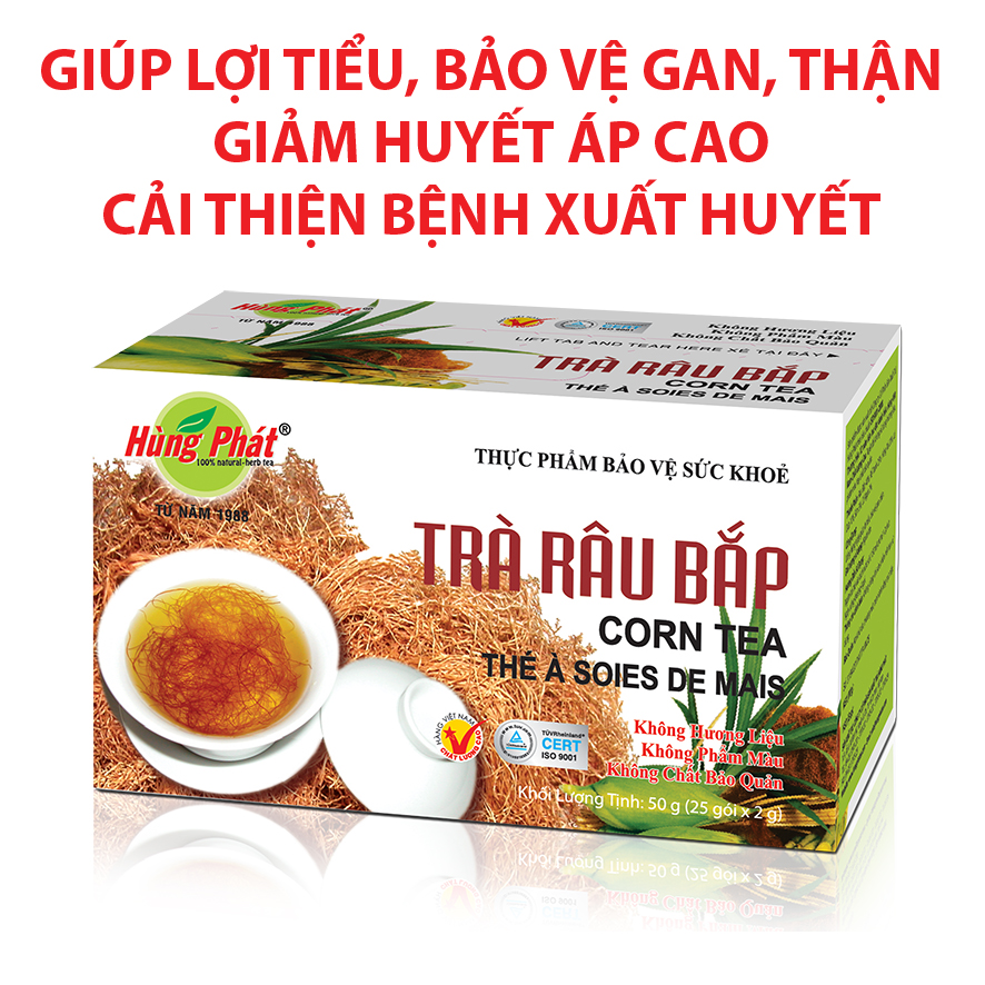 Trà râu bắp - thương hiệu trà hùng phát