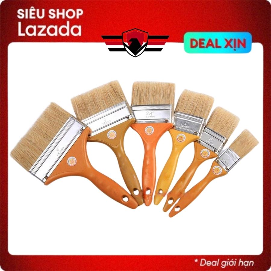Cọ sơn, quét, lăn cán nhựa cao cấp nhiều kích thước cao cấp, Chổi cọ - Huy Tưởng