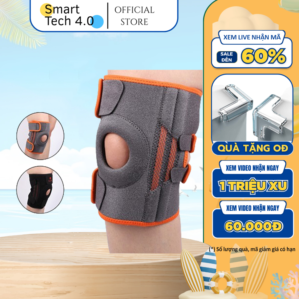 Đai quấn bảo vệ đầu gối - bó gối thể thao bảo vệ đầu gối, băng gối tập gym yoga chơi thể thao, bảo vệ xương bánh chè, mềm mại thoáng khí- quấn gối 2 lò xo nẹp chắc chắn chơi thể thao bảo vệ dây chằng