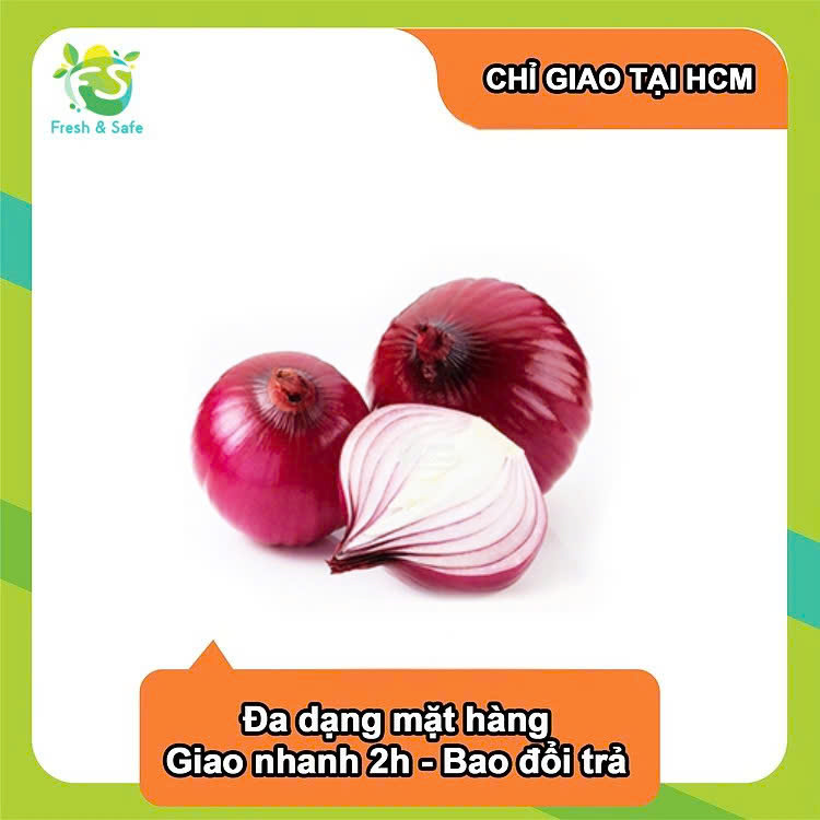[ Chỉ Giao HCM ] Hành Tím Củ Ấn Lột - 500g/ Peeled Purple Onion - 500g