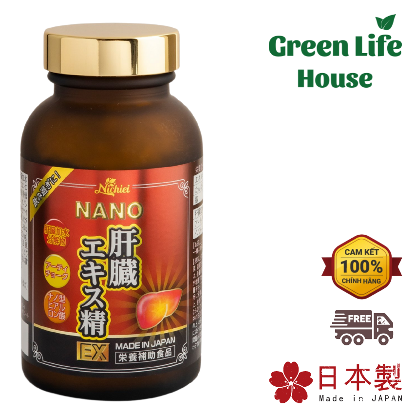 Sản phẩm nhật bản nano giải độc gan ex 500mg 330 viên nichiei bussan glh00610