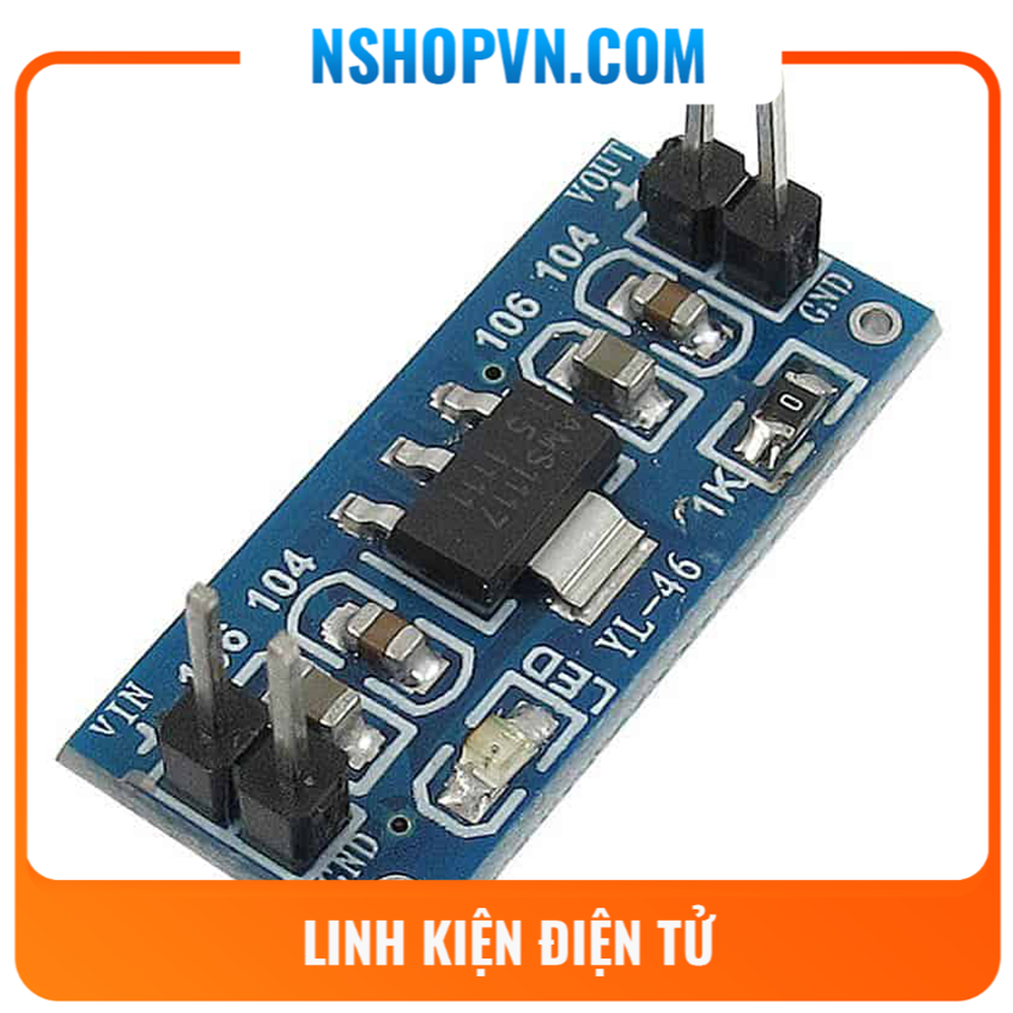 Bộ 2 mạch giảm áp 5v ams1117