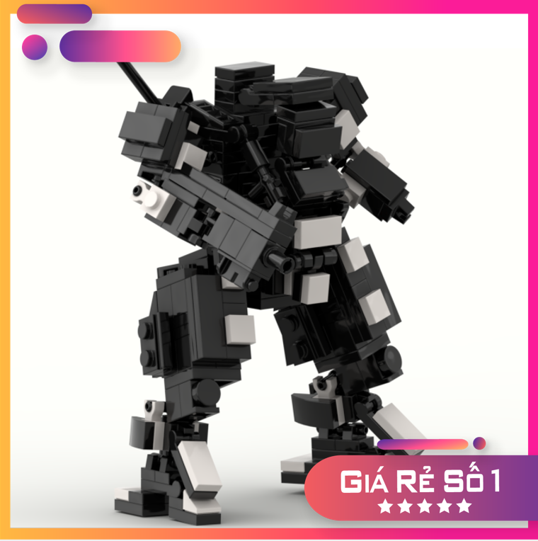 Le go đồ chơi lắp ráp robot suite mech robot guard