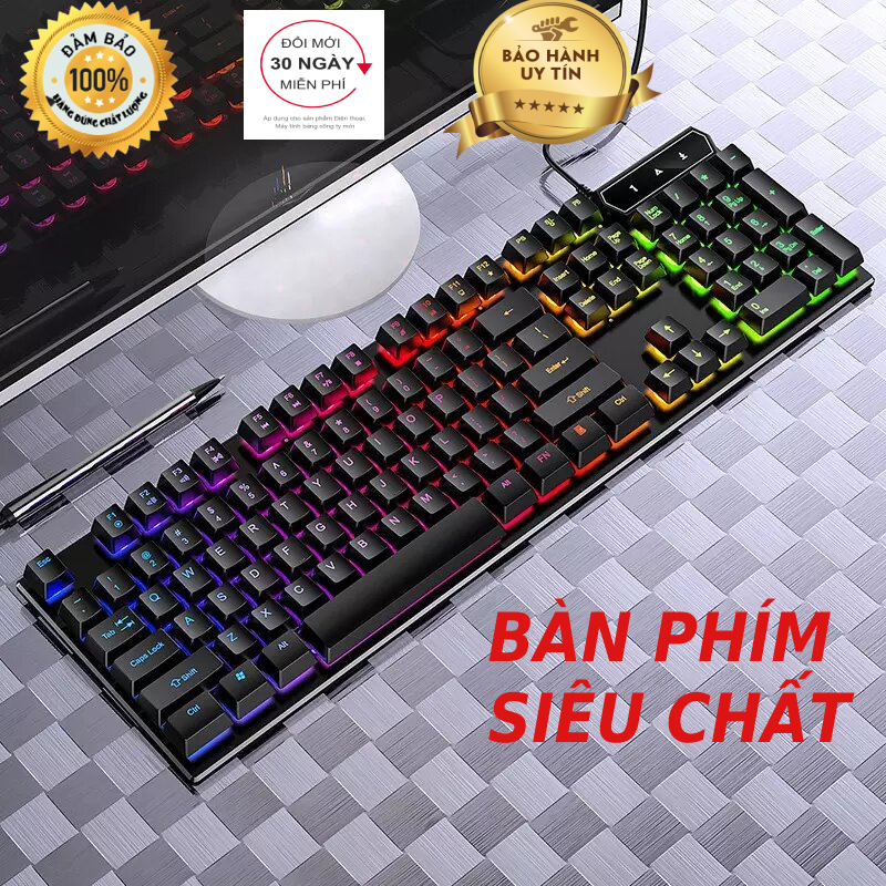 [HOT DEAL]Bàn phím giả cơ dành cho game thủ Eagle V4 đèn LED có khả năng chống thấm nước,âm thanh gõ nhỏ phù hợp chơi game và làm việc văn phòng