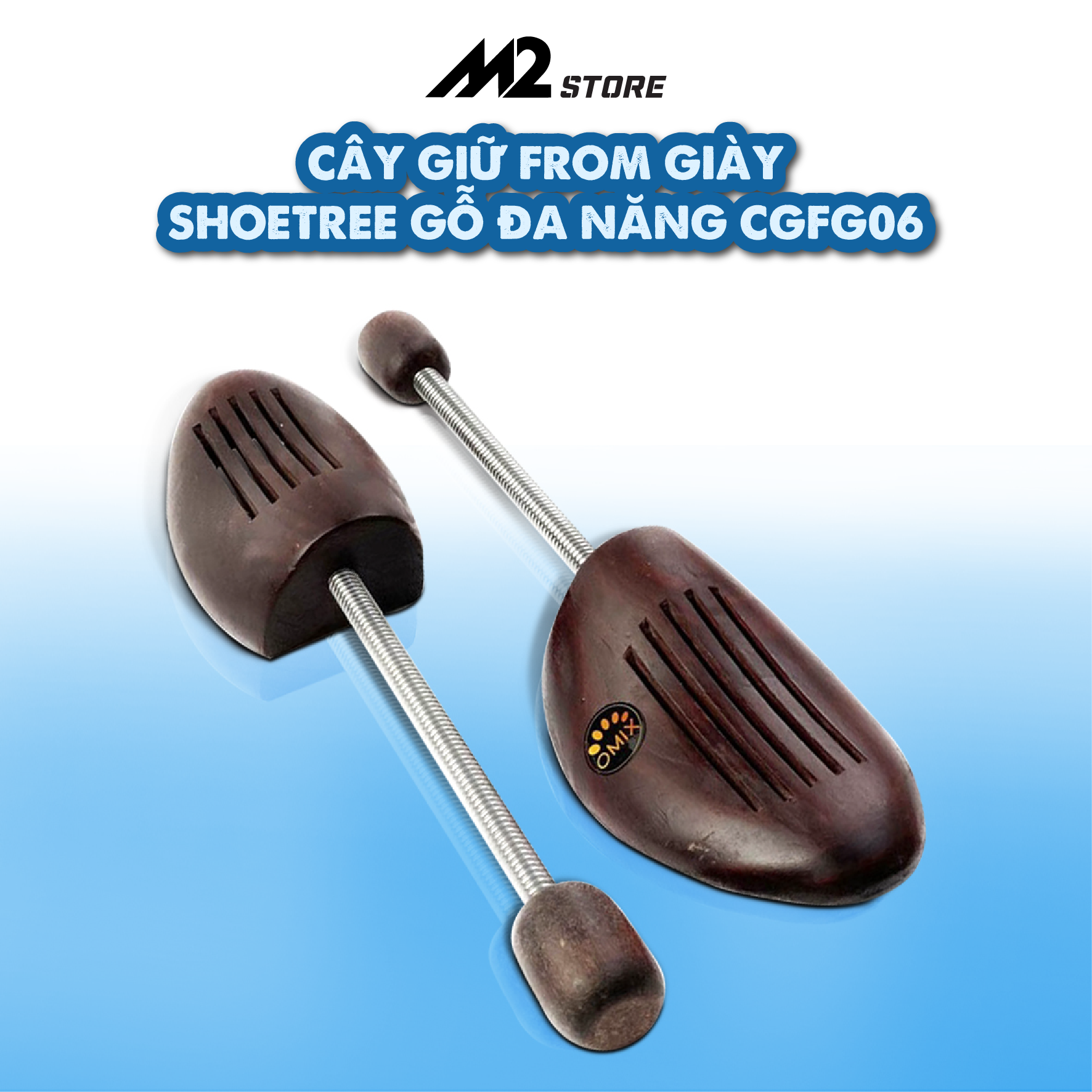 Cây giữ form giày gỗ đa năng nam nữ