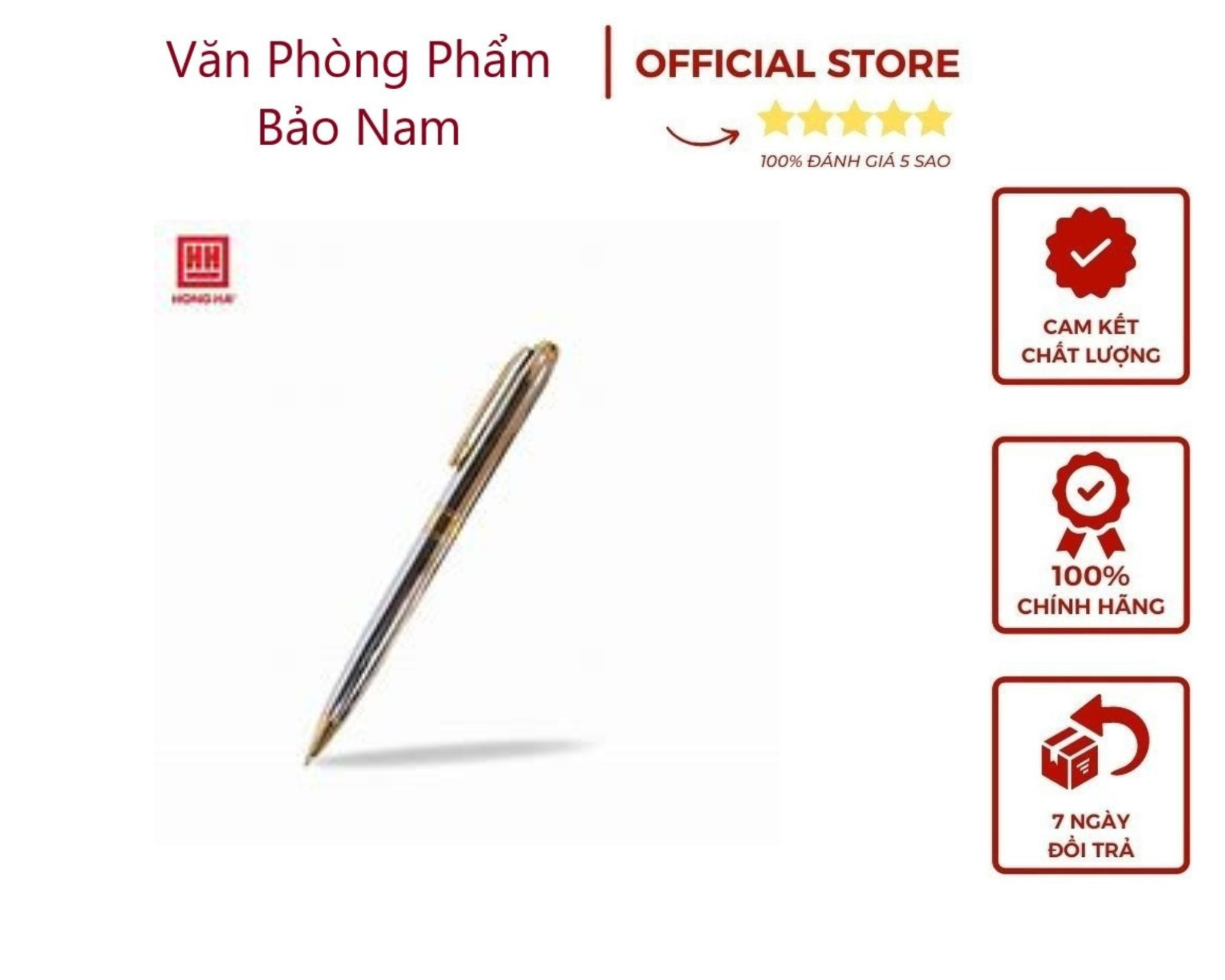 Bút bi cao cấp Hồng Hà Delus 608 - 9033.Kiểu dáng thiết kế hiện đại, tinh tế.Hộp đựng tinh tế và sang trọng.Kích thước nhỏ gọn, vừa tay cầm