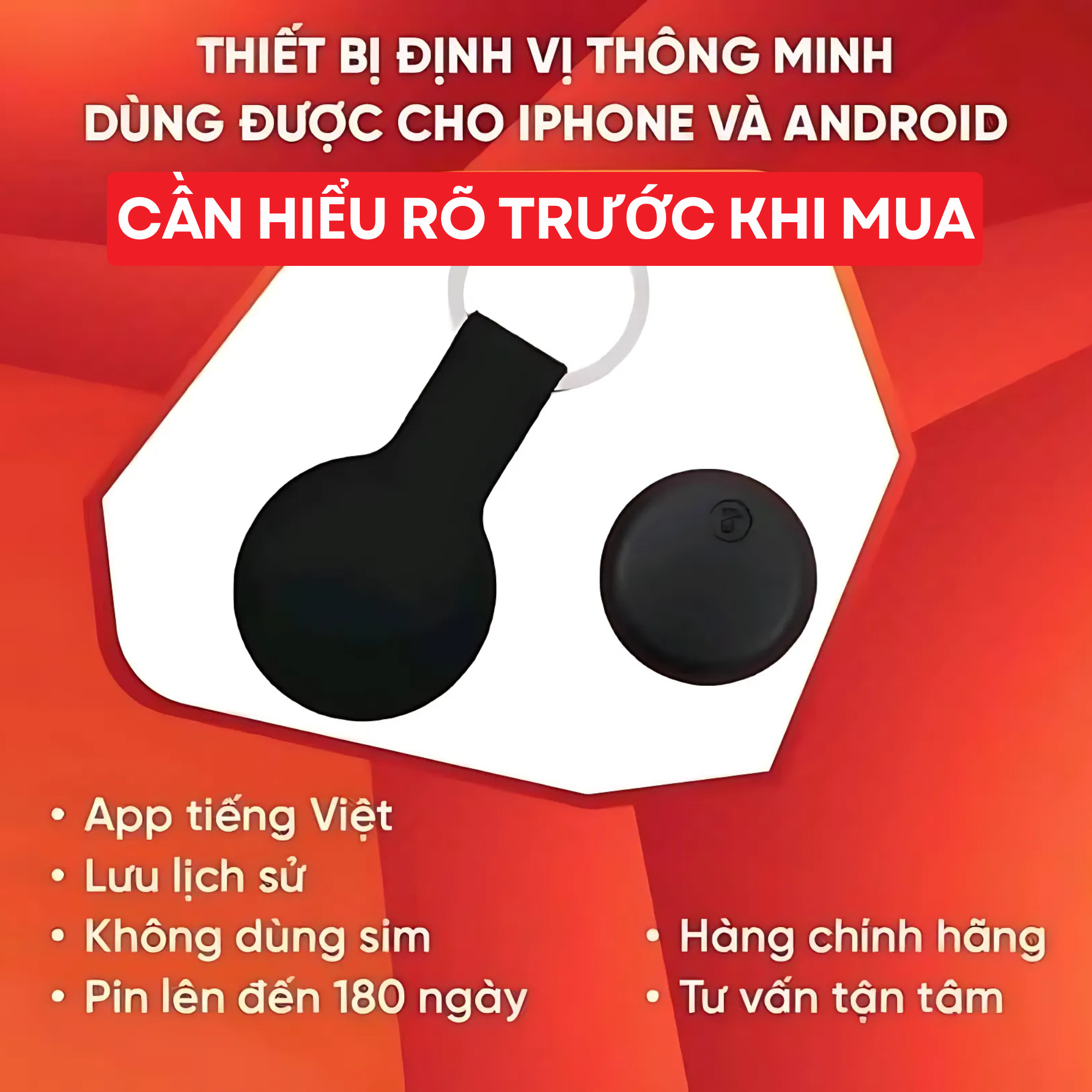 Thiết bị định vị theo dõi bản đặc biệt hỗ trợ Android, lưu hành trình, app tiếng Việt, pin 6th-KSS