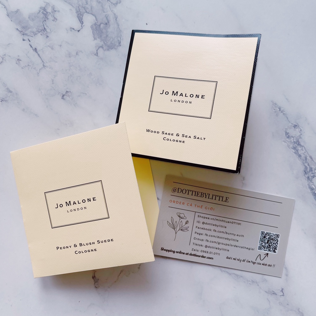 Vial nước hoa jo malone