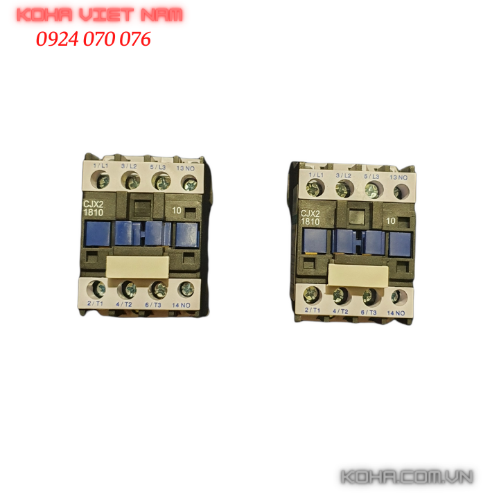 Khởi động từ cjx18 - tải 18a/220v